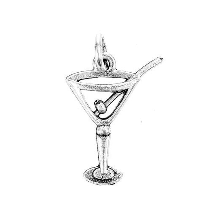 Martini Charm Silver Character