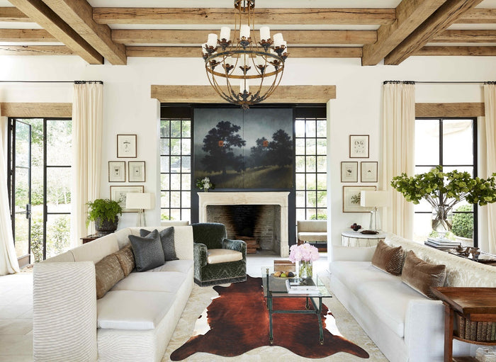 Medium Brindle Cowhide Rug #A33520