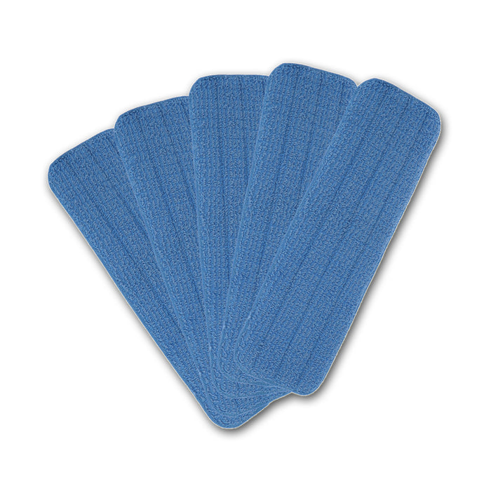 MicroFiber Swivel Mop Pad Refill, 5 pack