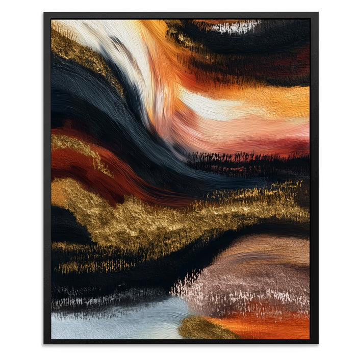 Midnight Ink Wash canvas wall art
