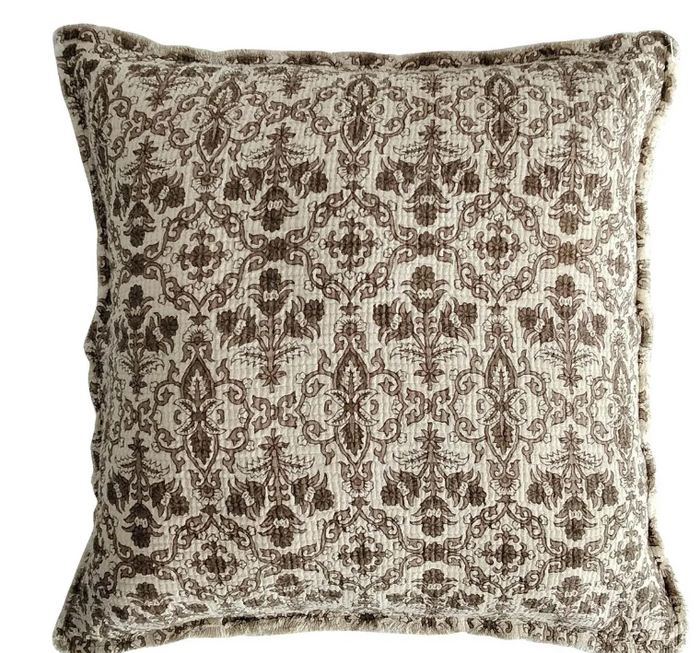 Millet Botanical Print Pillow