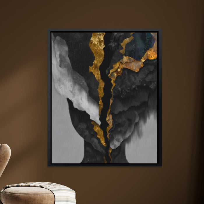 Mind Golden Rupture canvas wall art, room view