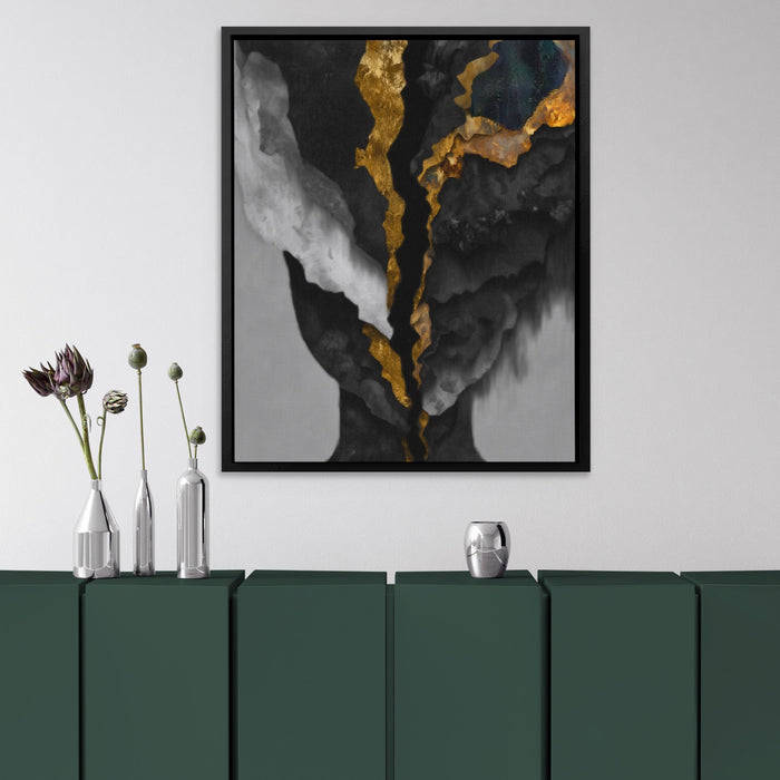 Mind Golden Rupture canvas wall art, room view