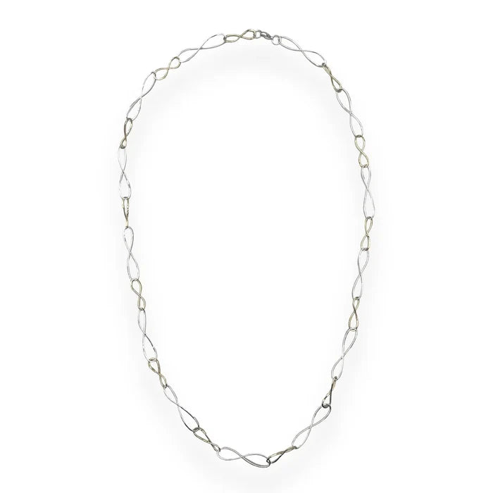Mixed Metal Infinity Chain Necklace