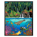 Monk Seal Reef canvas wall art