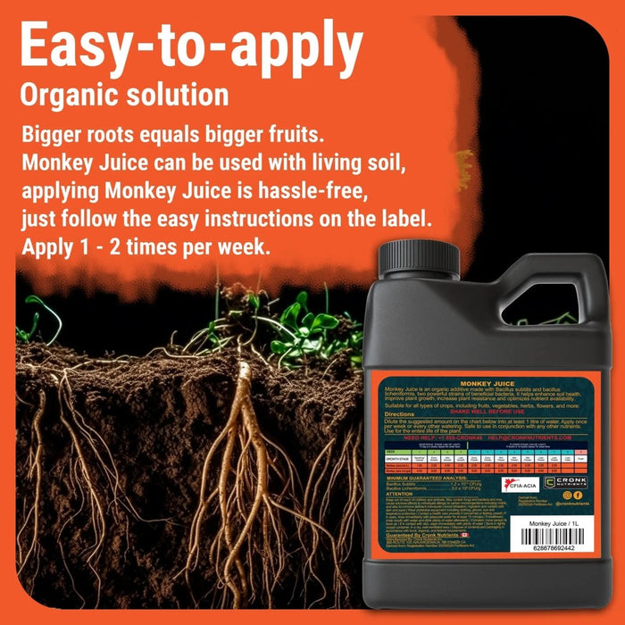 Monkey Juice | Increases Root Health and Nutrient Absorption - Ed's Plant Shop