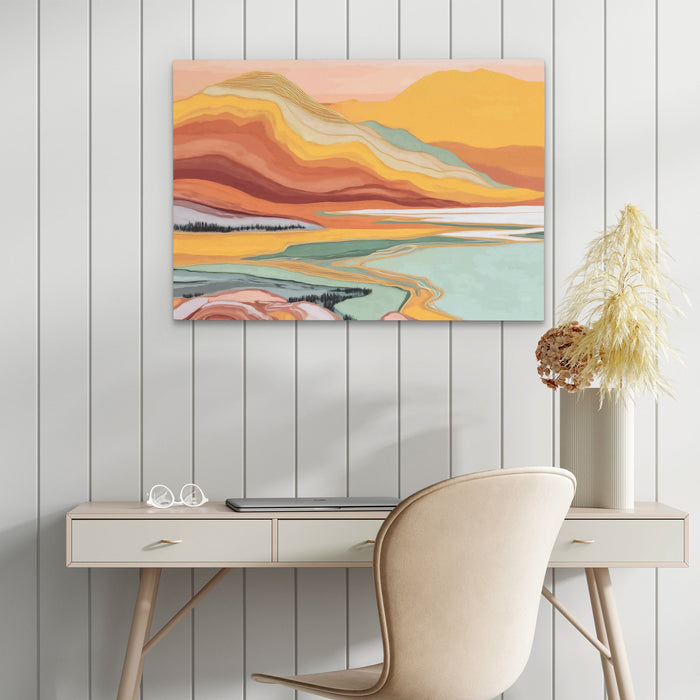 Mountain Lake Reverie - Luxury Wall Art