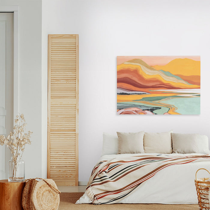Mountain Lake Reverie - Luxury Wall Art