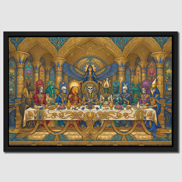 Mummies Last Supper canvas wall art