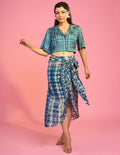 Murtasim Drape Skirt Set