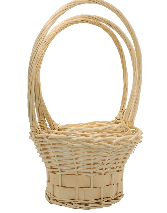 Natura Circle Handle Basket Trio