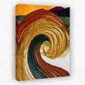 Natural Pigment Swirl canvas wall art