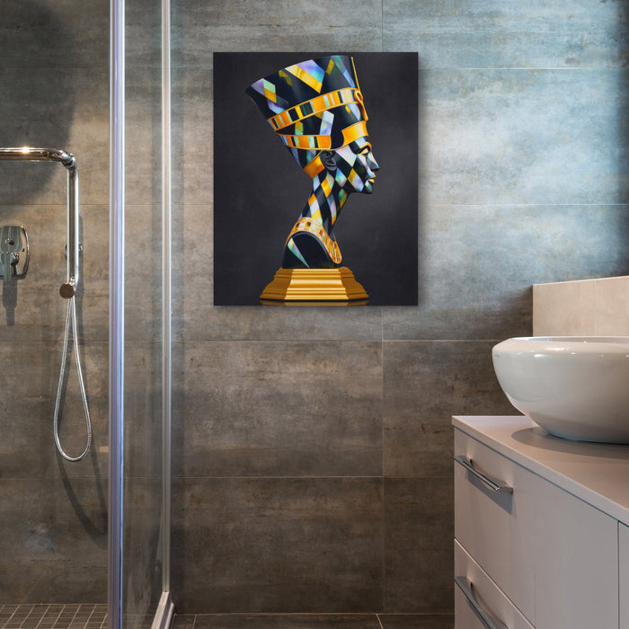 Nefertiti Prismatic Crown - Luxury Wall Art