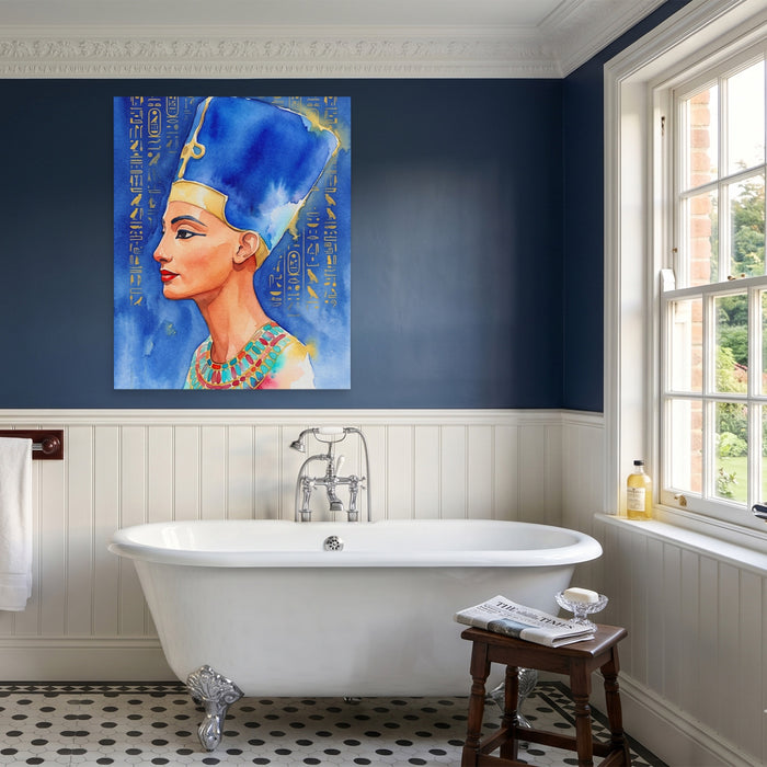Nefertiti Tall Crown canvas wall art, room view