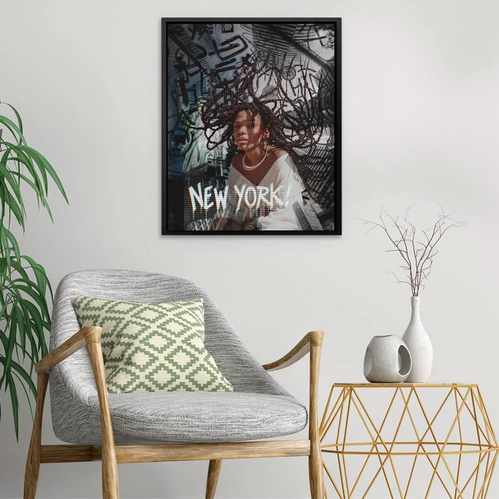 New York Chaos - Large Modern Canvas Print