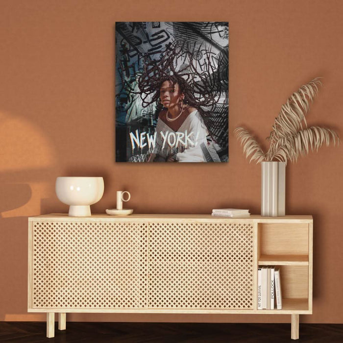 New York Chaos - Framed Art Print