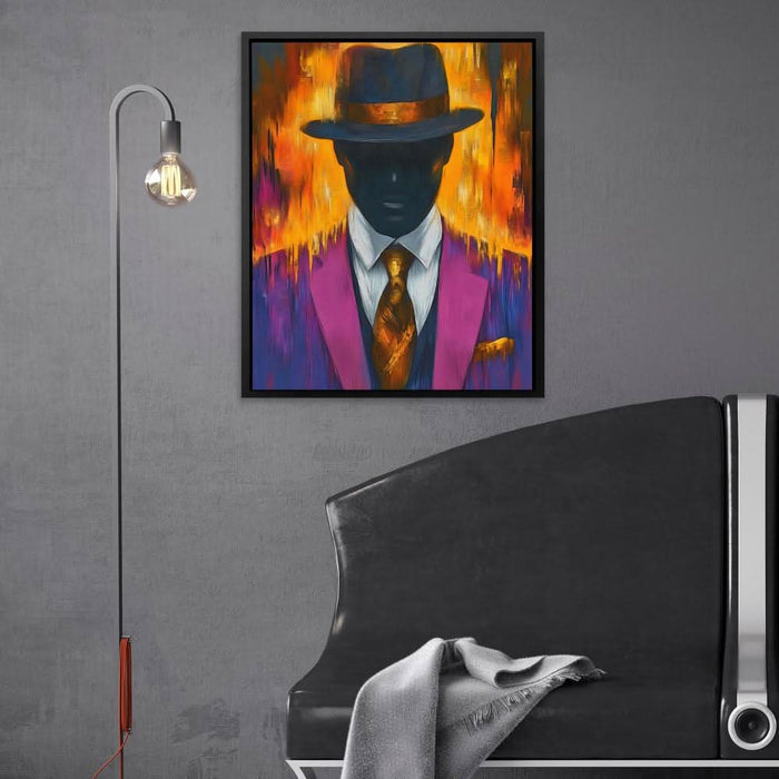 Night Disco - Gold Wall Art for Home Office