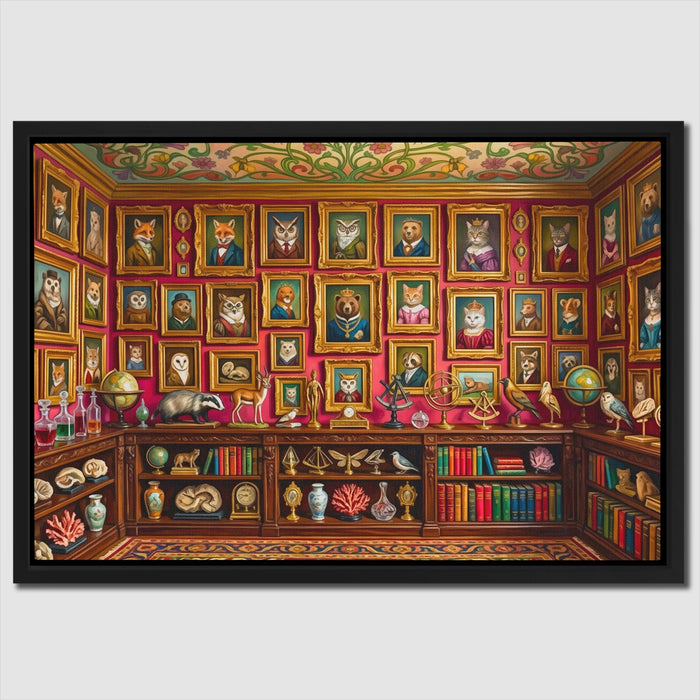 Nocturnal Relatives Room canvas wall art