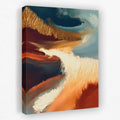 Ocean Waves Moonlight canvas wall art