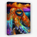 Octopus Cosmic Eye canvas wall art