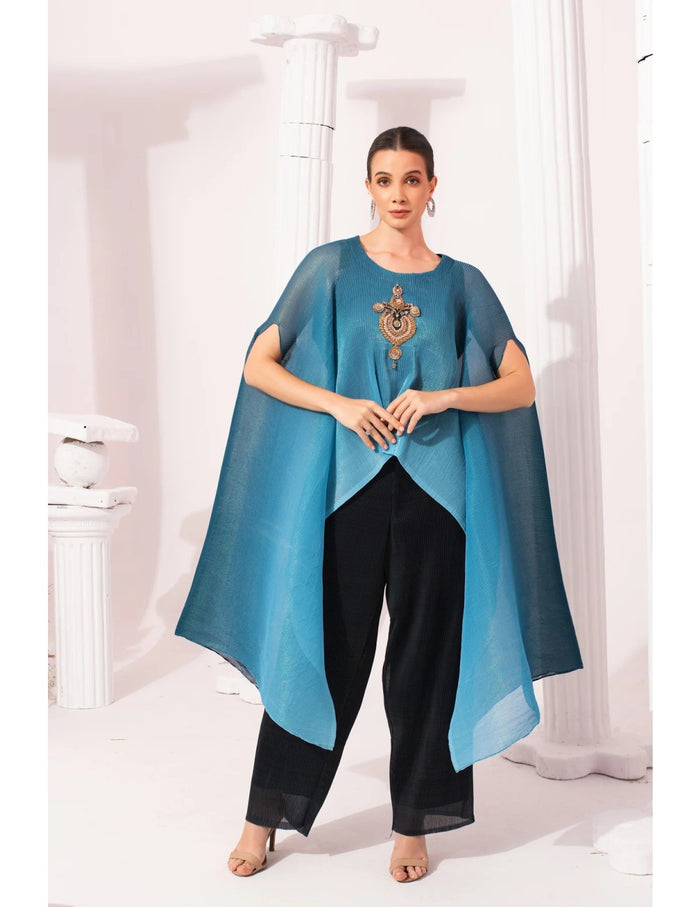 Ombre Blue Kaftan & Pant