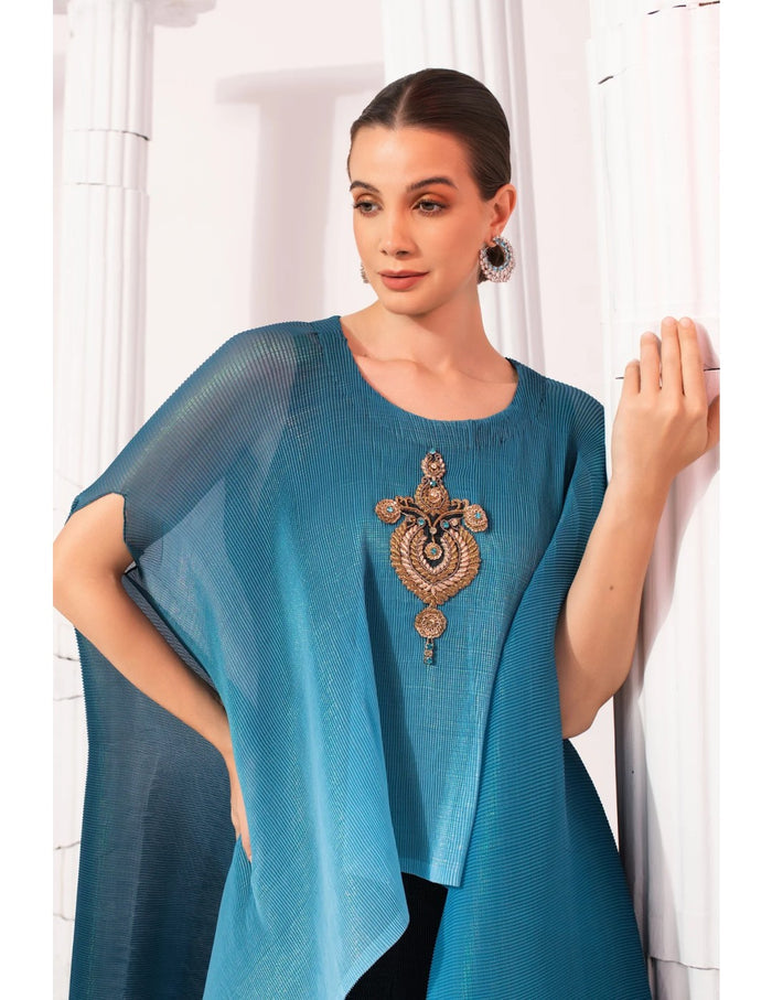 Ombre Blue Kaftan & Pant