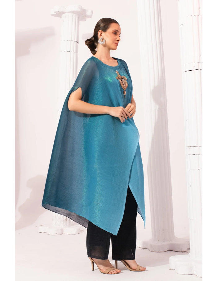 Ombre Blue Kaftan & Pant