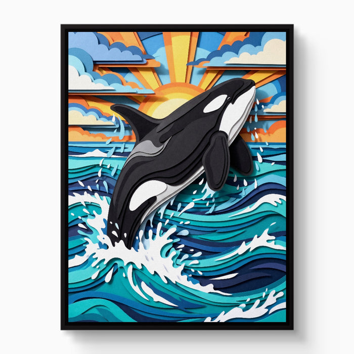 Orca Ocean Leap - Luxury Wall Art