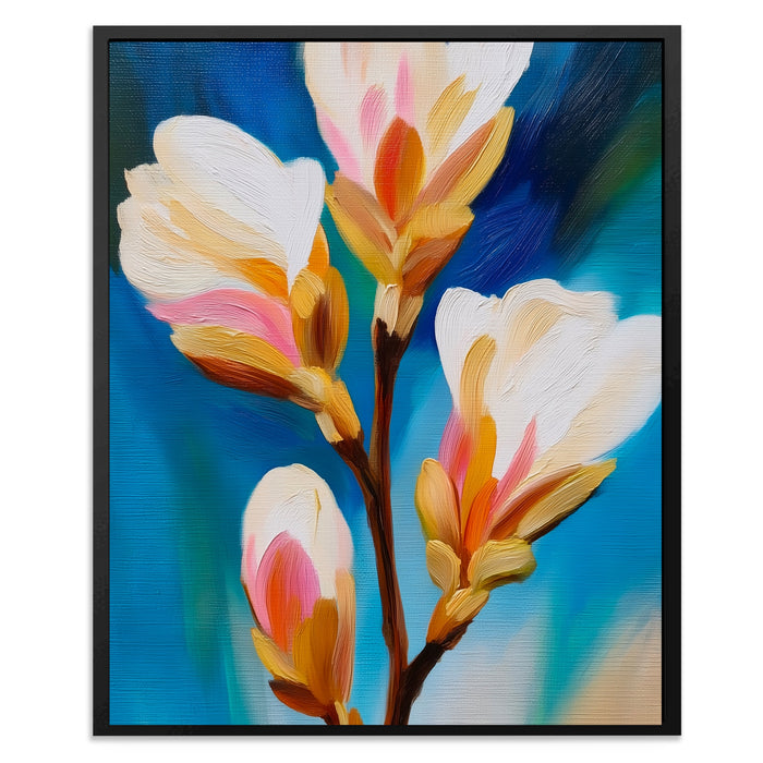 Orchid Branch Bloom canvas wall art