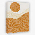 Organic Curves - Coastal Canvas Wall Art