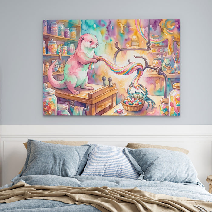 Otter Candy Workshop — Otter Candy Workshop Blue Bedroom land 34