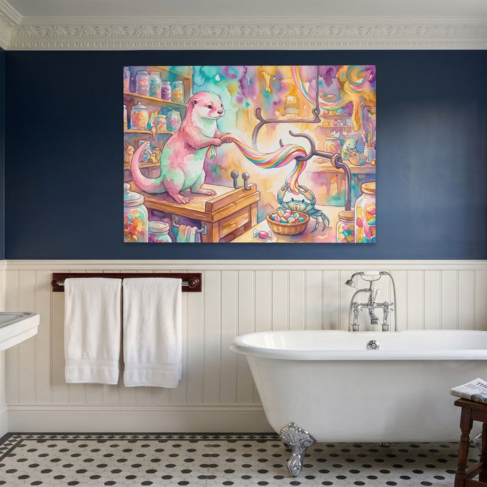 Otter Candy Workshop — Otter Candy Workshop Blue Bathroom Land 50