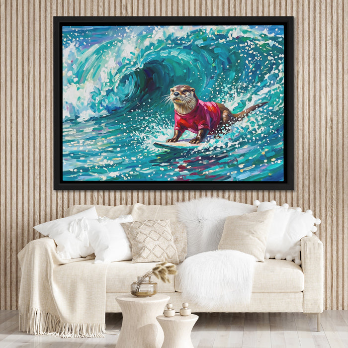 Otter Surfing Waves — Otter Surfing Waves Lux Plain Room 163