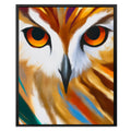 Owl Geometric Symmetrical canvas wall art