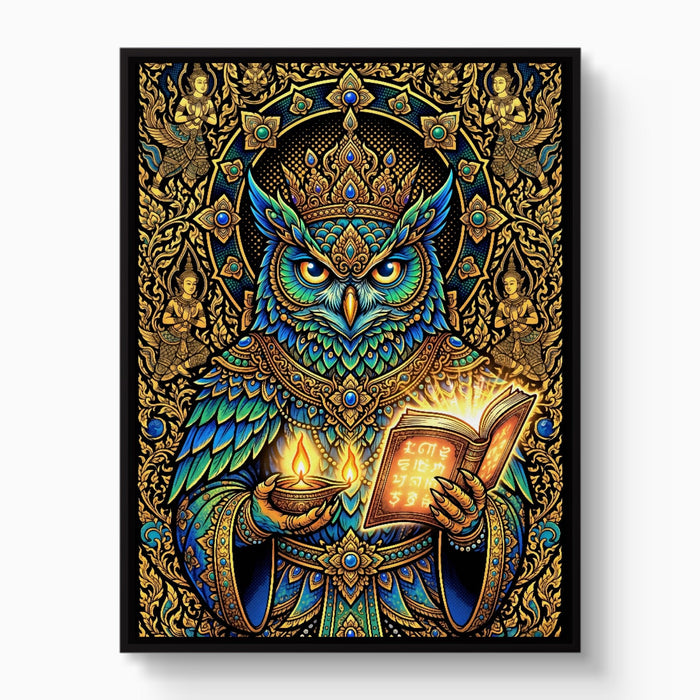 Owl Scholar - Luxury Wall Art