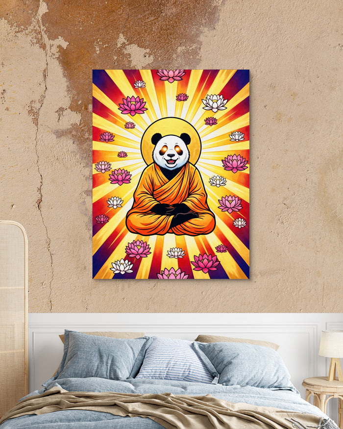 Panda Enlightened Radiance — panda enlightened radiance psd mocha bedroom 1port flush print