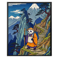 Panda Mountain Pilgrimage canvas wall art
