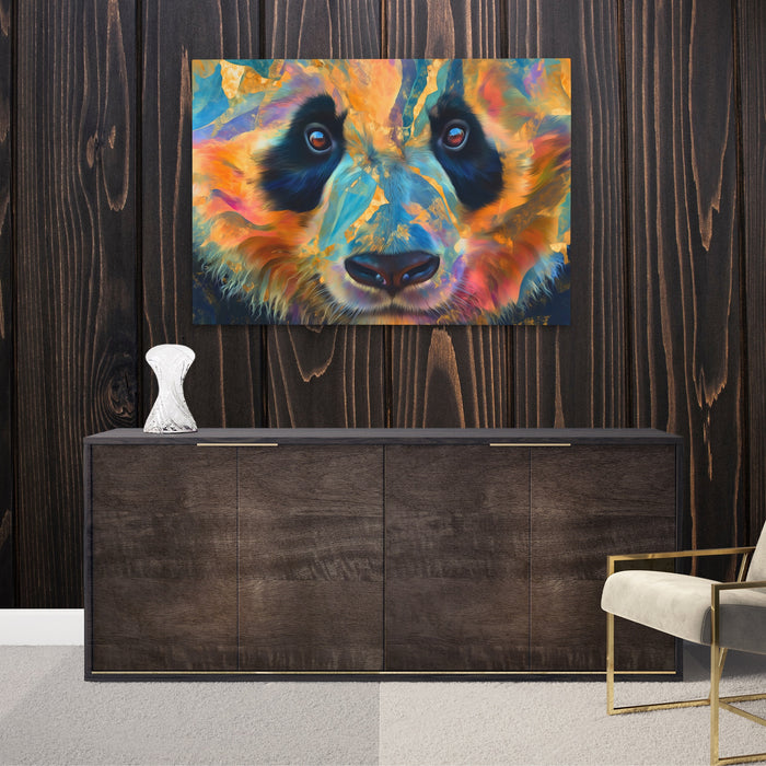 Panda Psychedelic Dreams — Panda Psychedelic Dreams Luxurious Room Wood Walls 177