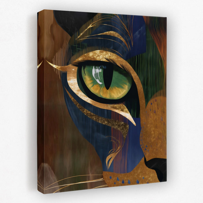 Panther's Green Eye - Luxury Wall Art