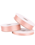 Peach Double Faced Satin Ribbon - 100 Yards 0.5"