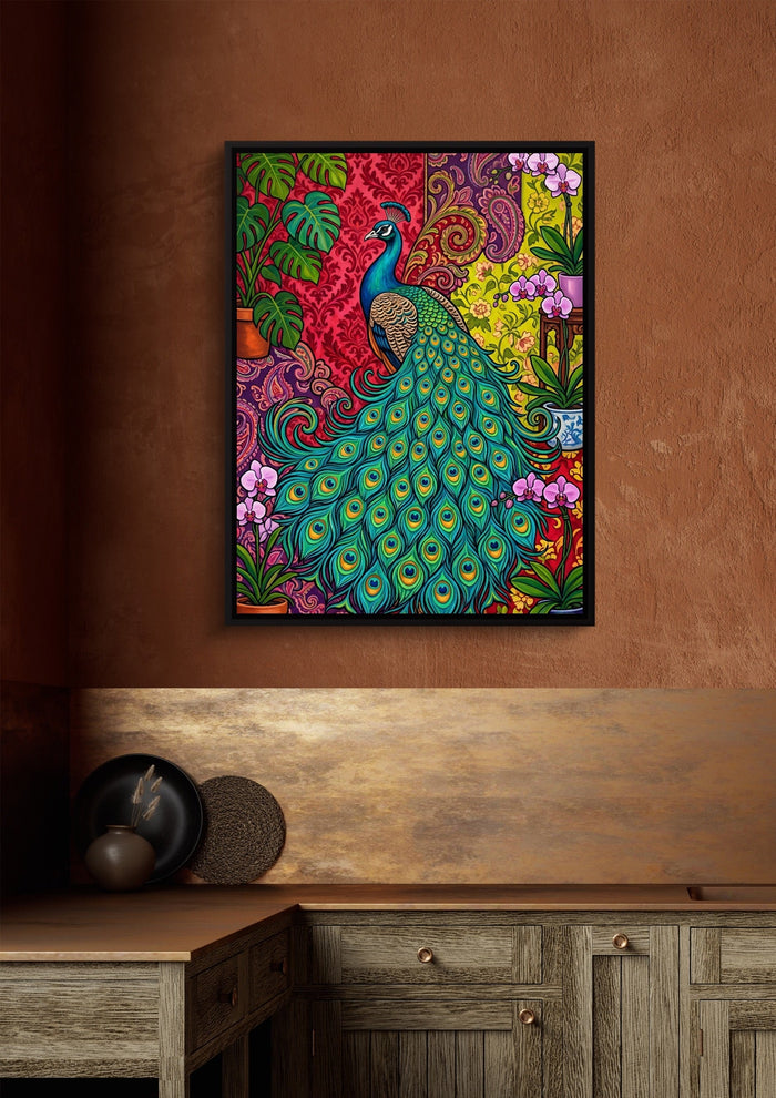 Peacock Unfurled - Luxury Wall Art