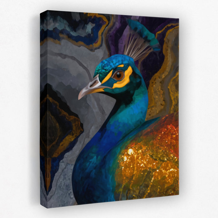 Peacock's Turquoise Dream - Luxury Wall Art
