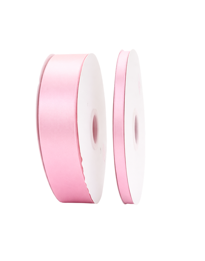 Pearl Pink Double Faced Satin Ribbon - 100 Yards 0.5"