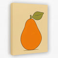 Perfectly Pear - Food Canvas Wall Art