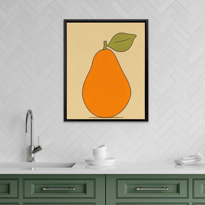 Perfectly Pear - Earth Tones Wall Art for Hallway
