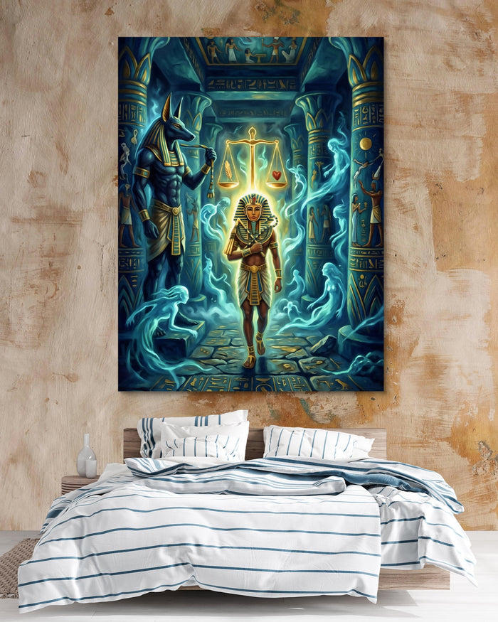 Pharaoh's Glowing Judgment — pharaoh's glowing judgment psd clay beige bedroom 1port flush print