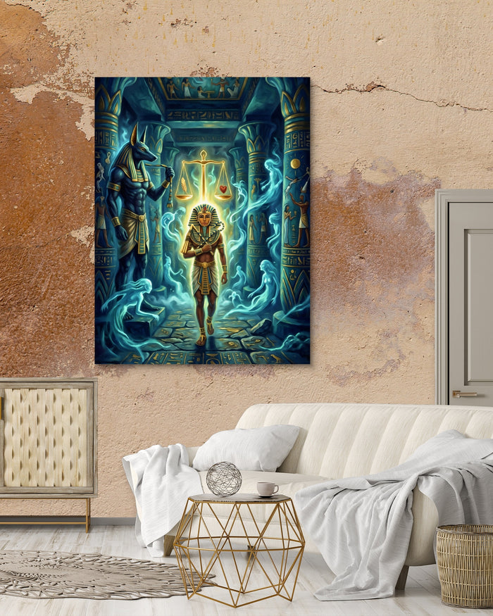 Pharaoh's Glowing Judgment — pharaoh's glowing judgment psd mocha luxury room 1port flush print