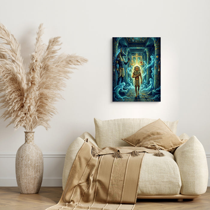 Pharaoh's Glowing Judgment — pharaoh's glowing judgment sq beige couch 1port flush print