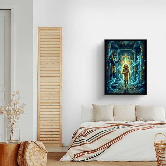Pharaoh's Glowing Judgment — pharaoh's glowing judgment sq land nice bedroom 1port framed black