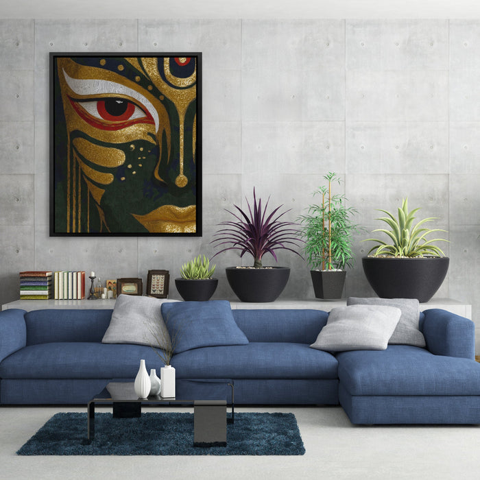 Pharaoh's Golden Eye - Luxury Wall Art